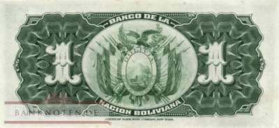 Bolivien - 1  Boliviano (#112-3_AU)