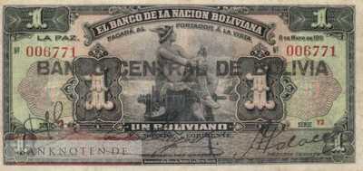 Bolivien - 1  Boliviano (#112-3_F)