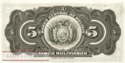 Bolivia - 5  Bolivianos (#120a-6_AU)