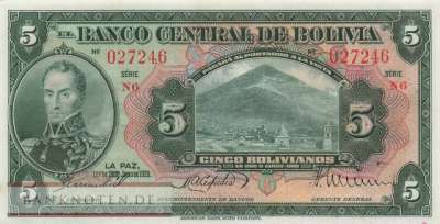 Bolivien - 5  Bolivianos (#120a-6_UNC)