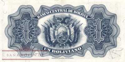 Bolivia - 1  Boliviano (#128a_XF)