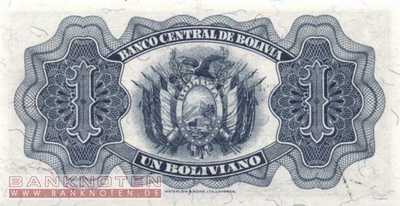 Bolivia - 1  Boliviano (#128b_UNC)