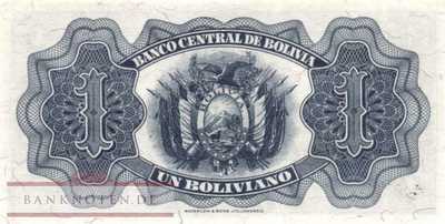 Bolivien - 1  Boliviano (#128c-2_UNC)
