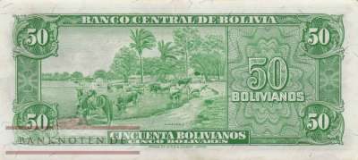 Bolivien - 50  Bolivianos (#141-4_VF)