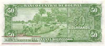 Bolivia - 50  Bolivianos (#141-U1_AU)