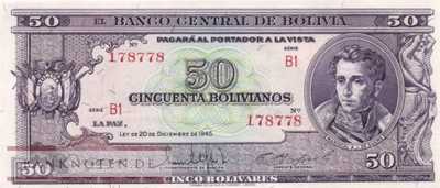 Bolivia - 50  Bolivianos (#141-U1_UNC)