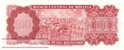 Bolivia - 100  Pesos Bolivianos (#163a-U19_UNC)