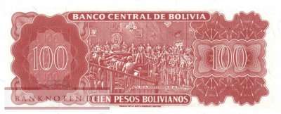 Bolivia - 100  Pesos Bolivianos (#164a-U1_UNC)
