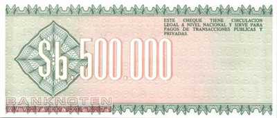 Bolivia - 500.000 Pesos Bolivianos (#189_UNC)