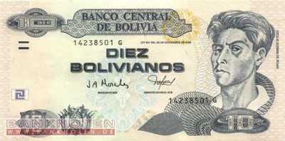 Bolivia - 10  Bolivianos (#228-U1_UNC)