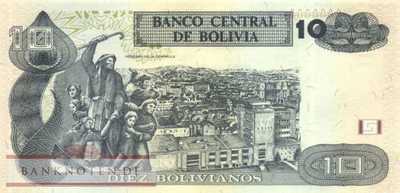 Bolivia - 10  Bolivianos (#238A_UNC)