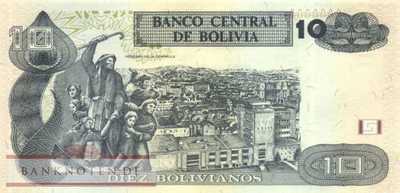 Bolivien - 10  Bolivianos (#238A_UNC)