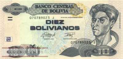 Bolivia - 10  Bolivianos (#243-U1_UNC)