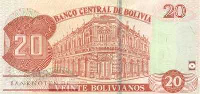 Bolivien - 20  Bolivianos (#244-U1_UNC)