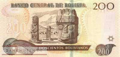 Bolivia - 200  Bolivianos (#247_UNC)