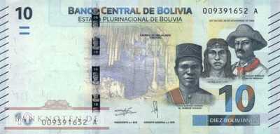 Bolivien - 10  Bolivianos (#248-1_UNC)