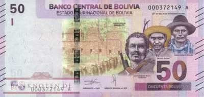 Bolivien - 50  Bolivianos (#250_UNC)