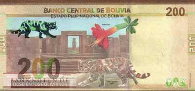 Bolivien - 200  Bolivianos (#252-1_UNC)