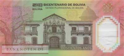 Bolivien - 200   - Jahre Zentralbank (#CS01_UNC)