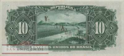 Brasilien - 10  Mil Reis (#039c_XF)