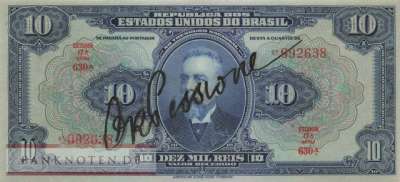 Brasilien - 10  Mil Reis (#039c_XF)