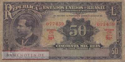 Brasilien - 50  Mil Reis (#059_F)