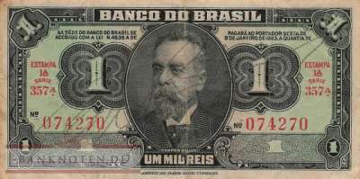 Brasilien - 1  Mil Reis (#131A-1_F)