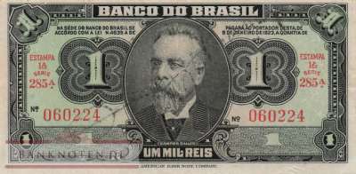 Brasilien - 1  Mil Reis (#131A_VF)