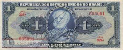 Brasilien - 1  Cruzeiro (#132_VF)