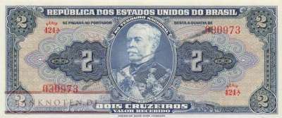 Brasilien - 2  Cruzeiros (#133_AU)