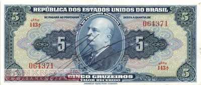 Brazil - 5  Cruzeiros (#134_AU)