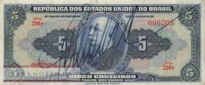 Brasilien - 5  Cruzeiros (#134_VF)