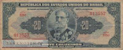 Brasilien - 20  Cruzeiros (#136_F)