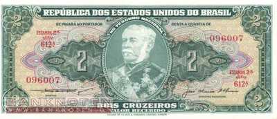 Brazil - 2 Cruzeiros (#157Ab_UNC)