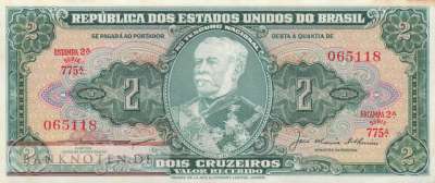 Brasilien - 2  Cruzeiros (#157Ab_AU)