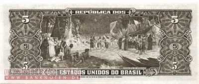 Brasilien - 5  Cruzeiros (#158a_UNC)