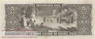 Brasilien - 5 Cruzeiros (#158a_VF)