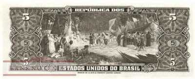 Brazil - 5  Cruzeiros (#158c_UNC)
