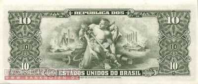 Brazil - 10  Cruzeiros (#159b_UNC)