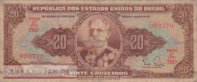 Brasilien - 20  Cruzeiros (#160a_VG)