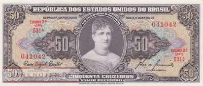 Brasilien - 50  Cruzeiros (#161c_UNC)