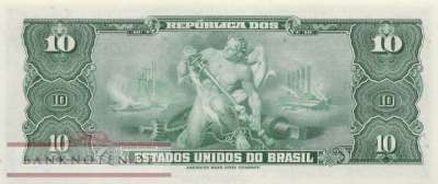 Brazil - 10  Cruzeiros (#167a_UNC)