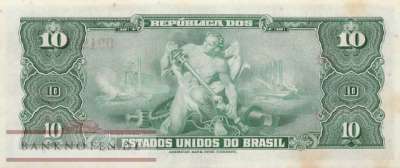Brasilien - 10  Cruzeiros (#167a_AU)