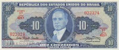 Brazil - 10  Cruzeiros (#167a_UNC)