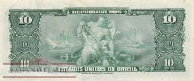 Brasilien - 10  Cruzeiros (#167b_VF)