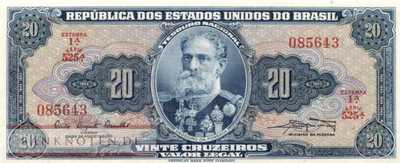 Brasilien - 20  Cruzeiros (#168a_UNC)