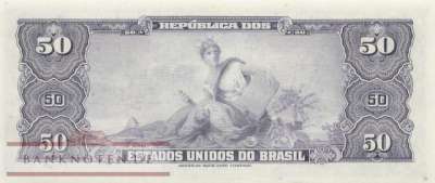 Brasilien - 50  Cruzeiros (#169a_UNC)