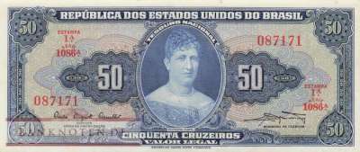 Brasilien - 50  Cruzeiros (#169a_AU)