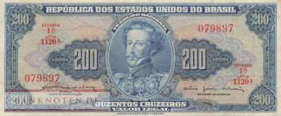 Brasilien - 200  Cruzeiros (#171b_VF)