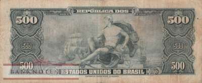Brasilien - 500  Cruzeiros (#172b_F)